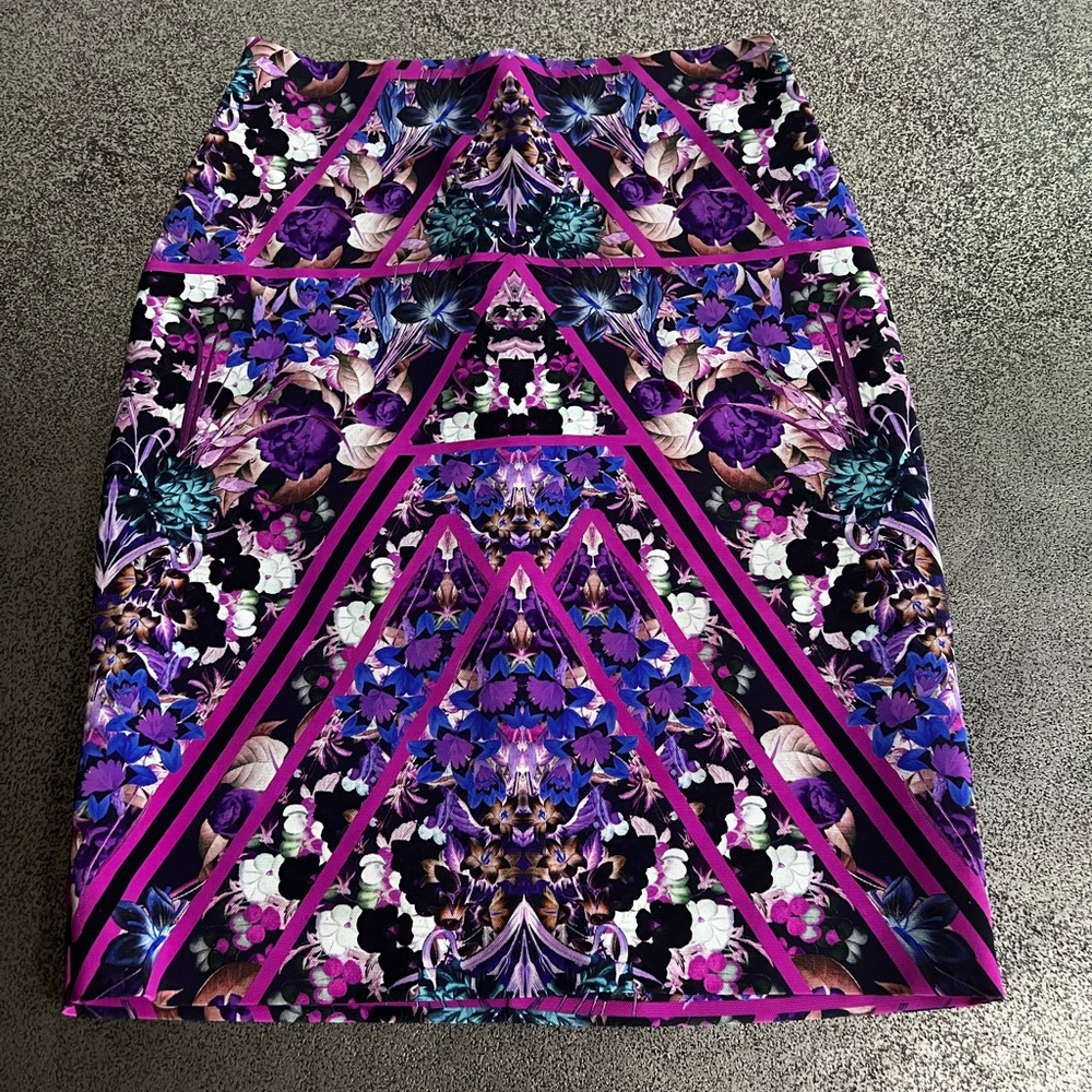 Atelier Nicole Miller Floral Skirt